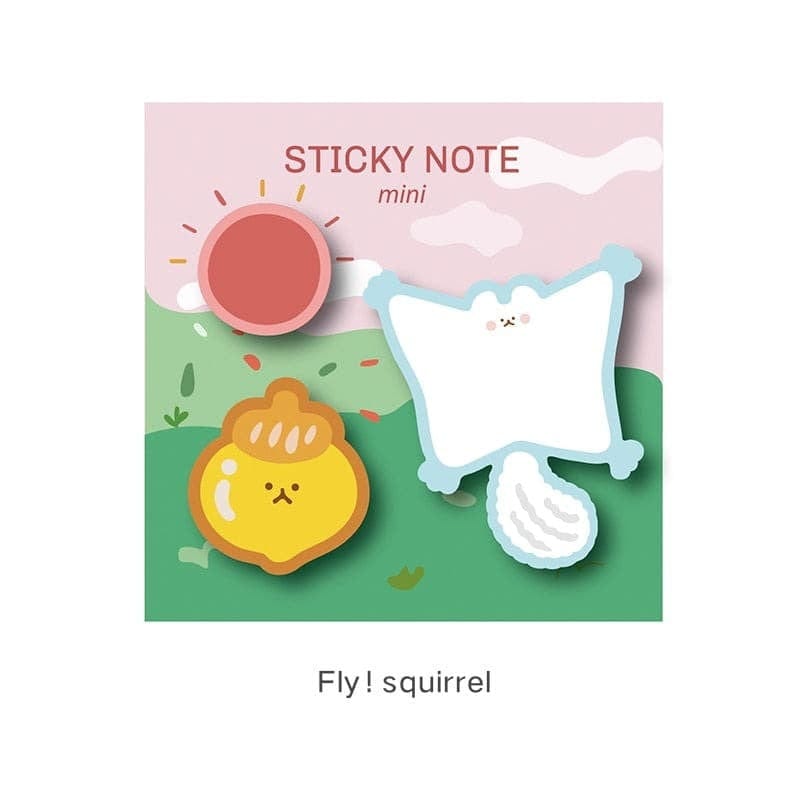 KUMA Stationery & Crafts  Fly Squirrel Cute mini sticky notes!