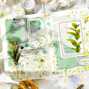 KUMA Stationery & Crafts  Cute Transparent Floral Washi Tape