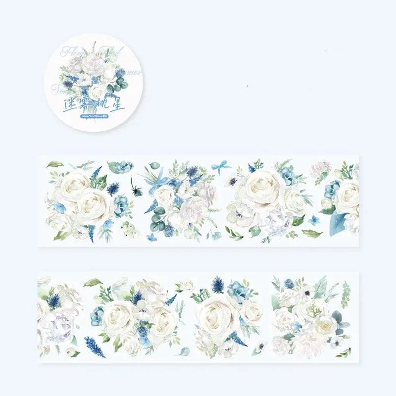 KUMA Stationery & Crafts  B Cute Transparent Floral Washi Tape