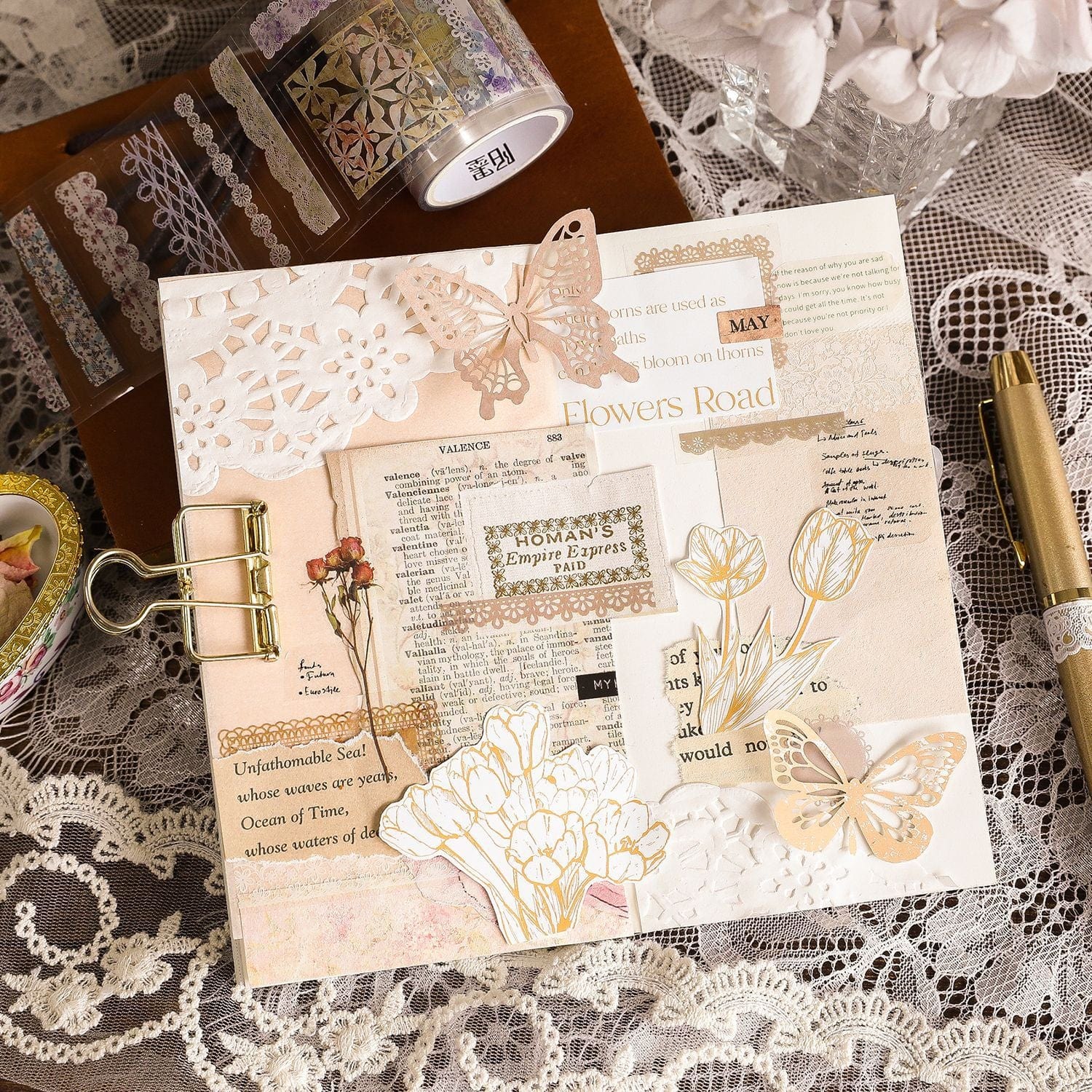 KUMA Stationery & Crafts  Delicate Lace Series Washi Tape