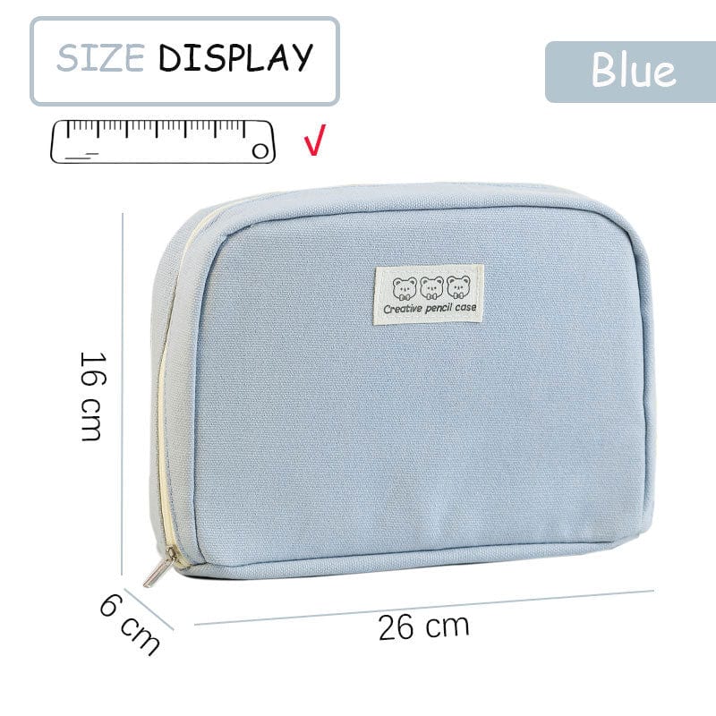 KUMA Stationery & Crafts  Sky Blue FlipBook Mega Pencil Case 📖✏️🎒