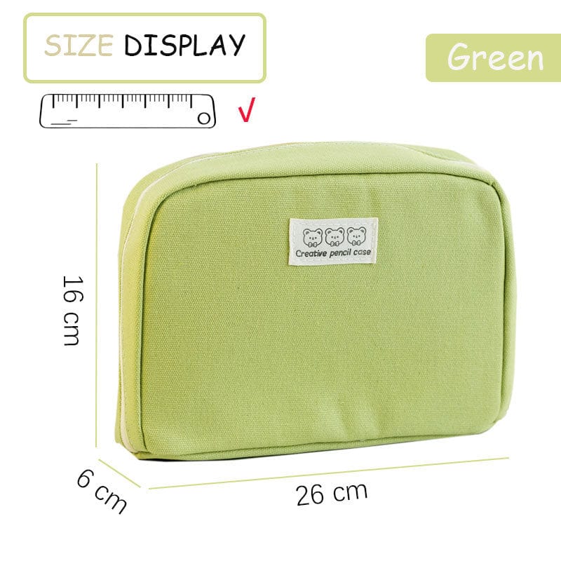 KUMA Stationery & Crafts  Light Green FlipBook Mega Pencil Case 📖✏️🎒