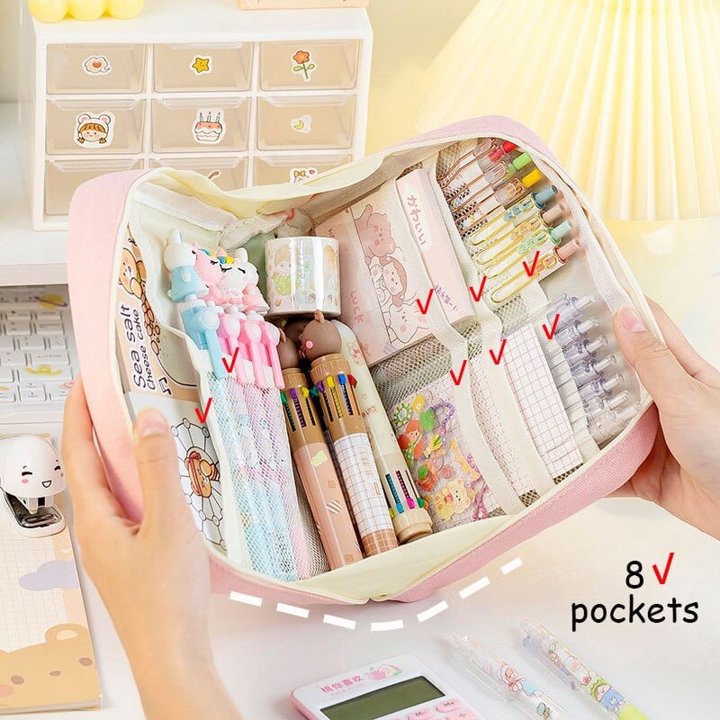 KUMA Stationery & Crafts  FlipBook Mega Pencil Case 📖✏️🎒