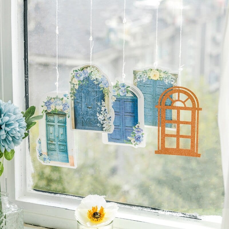 KUMA Stationery & Crafts  Floral Door Stickers 15pcs Set