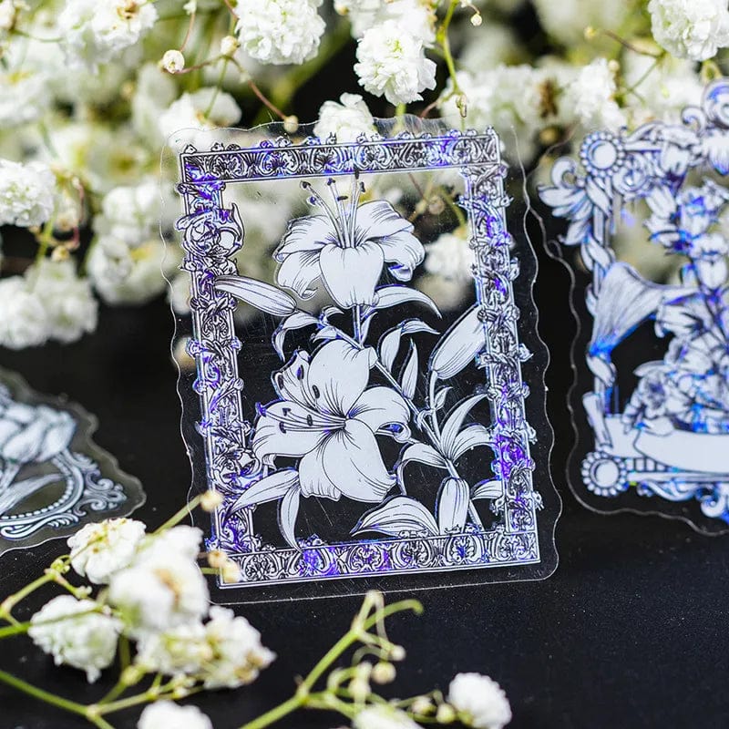 KUMA Stationery & Crafts  Floral Panes Reflection Stickers