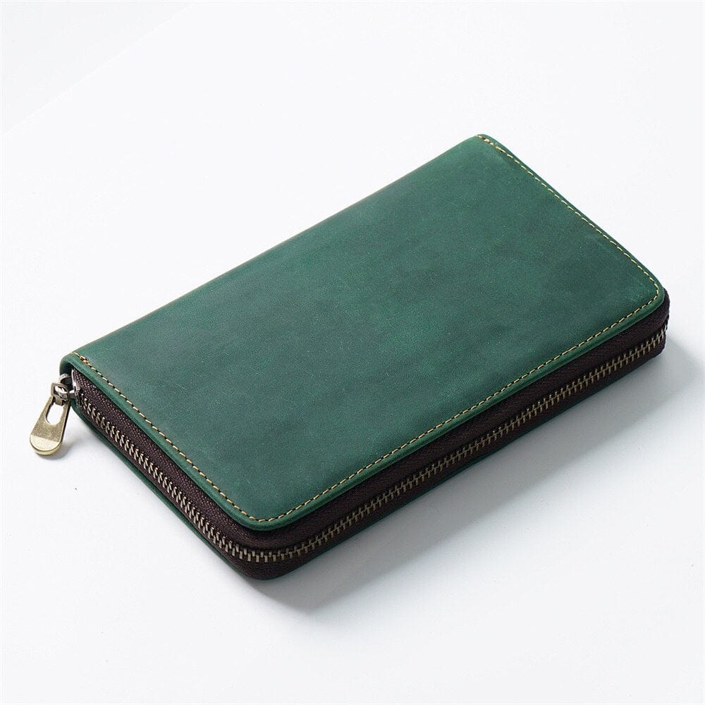 KUMA Stationery & Crafts  green Genuine Leather Pen Organizer 🖊️ 6 Colors to choose from! ✨ part of our Travelers Notebook Set