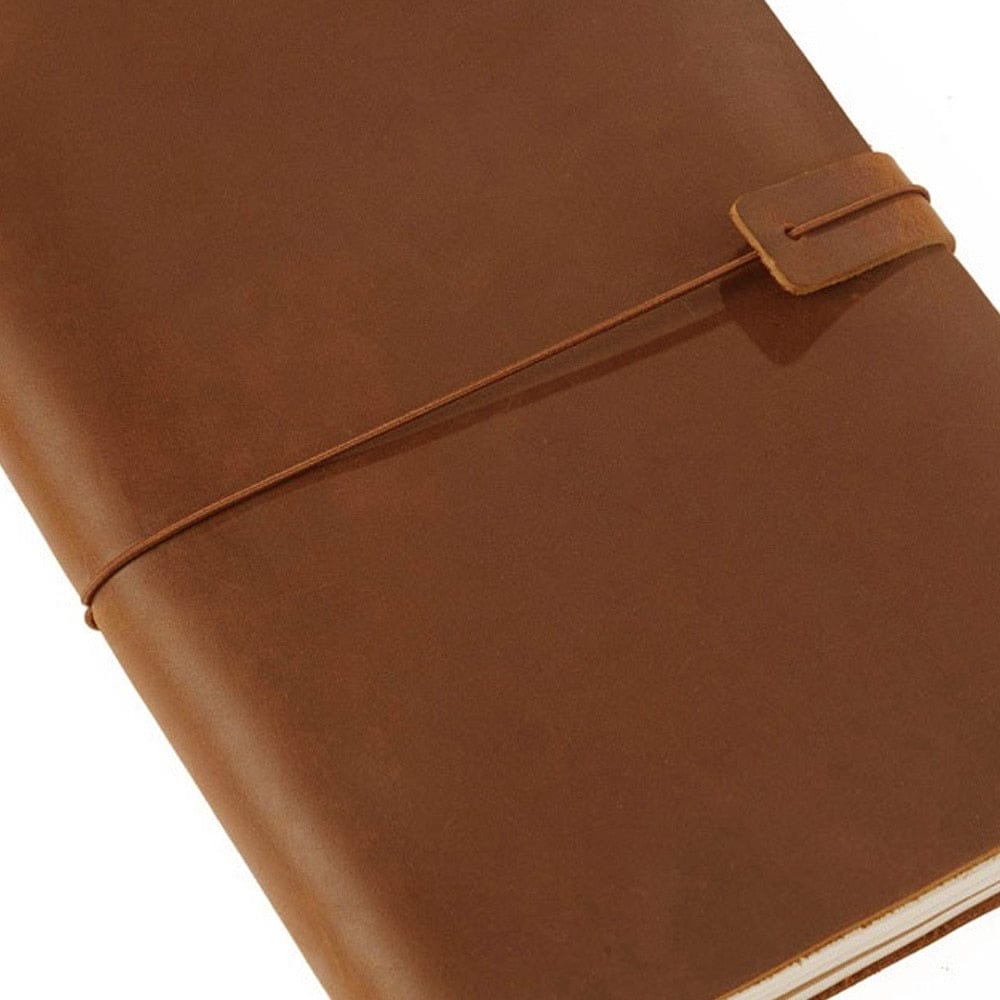KUMA Stationery & Crafts  brown / Passport style Genuine Leather Travelers Notebook ✨ Free Embossing ✨ 4 Sizes & 8 Colors