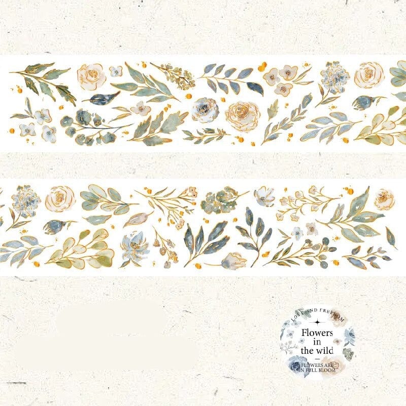 KUMA Stationery & Crafts  C Gilded Florals Washi Tape