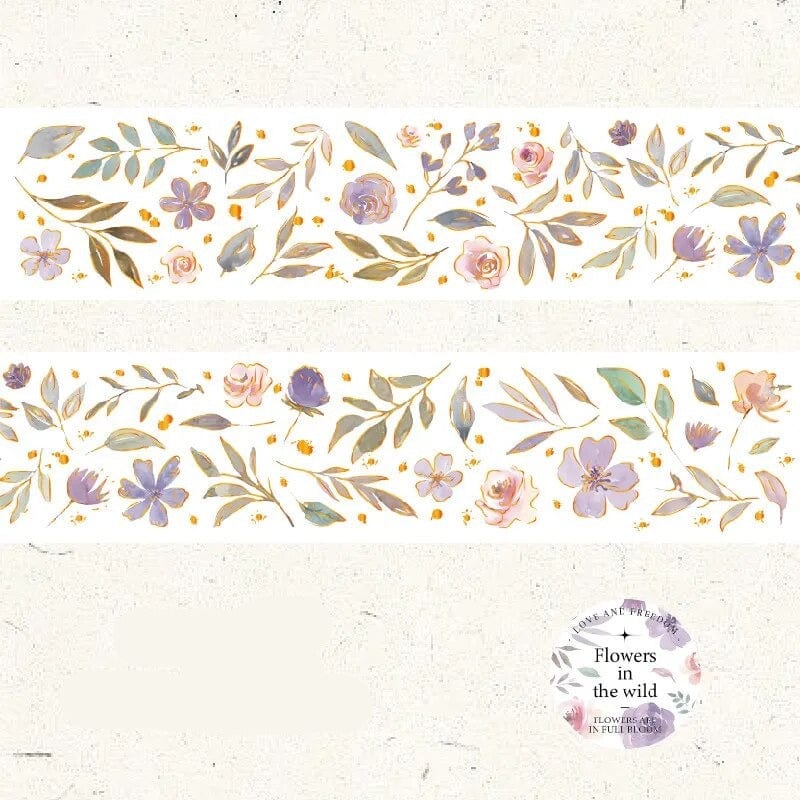KUMA Stationery & Crafts  B Gilded Florals Washi Tape