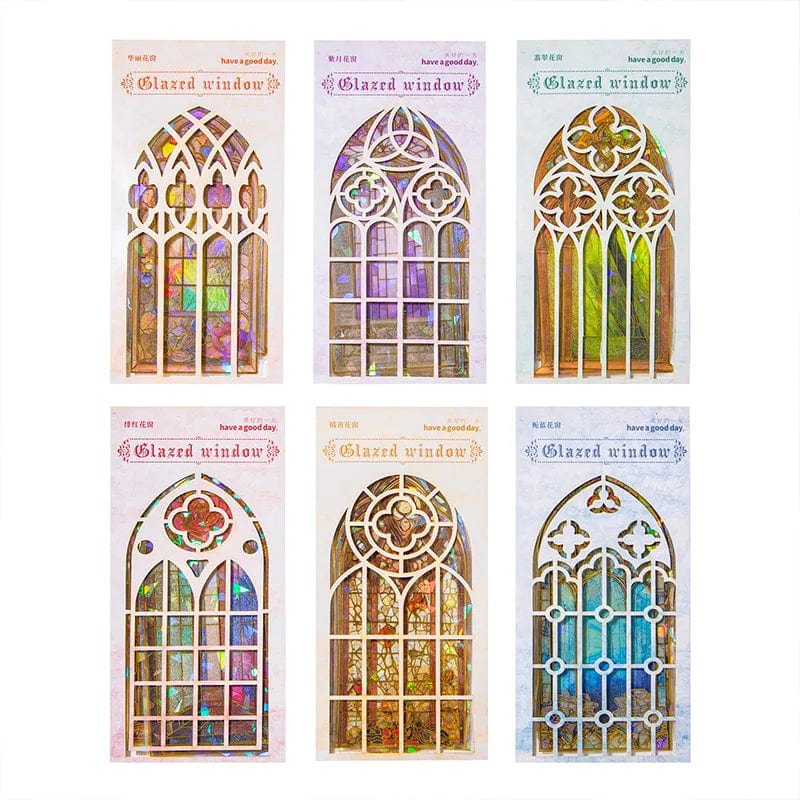 KUMA Stationery & Crafts  Glazed Window Sticker Collection