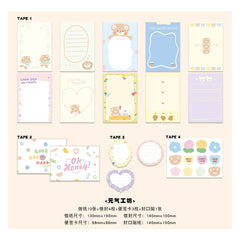 KUMA Stationery & Crafts  F Kawaii Bear Sticky Notes