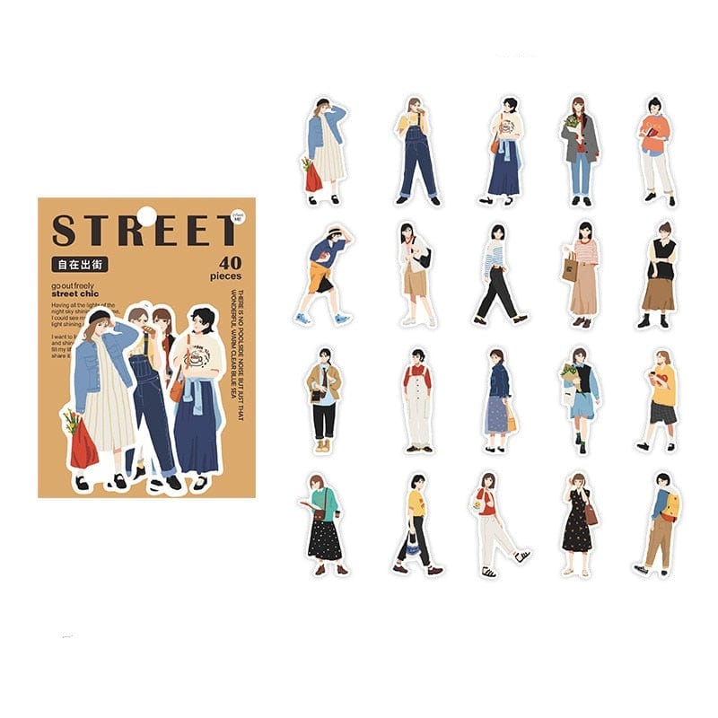 KUMA Stationery & Crafts  A Korean Street Fashion Scrapbooking Stickers