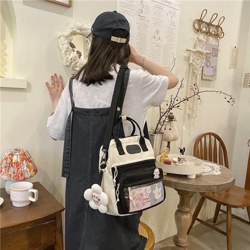 KUMA Stationery & Crafts  Korean Style Kawaii Backpack/Shoulder Bag (with accessories)