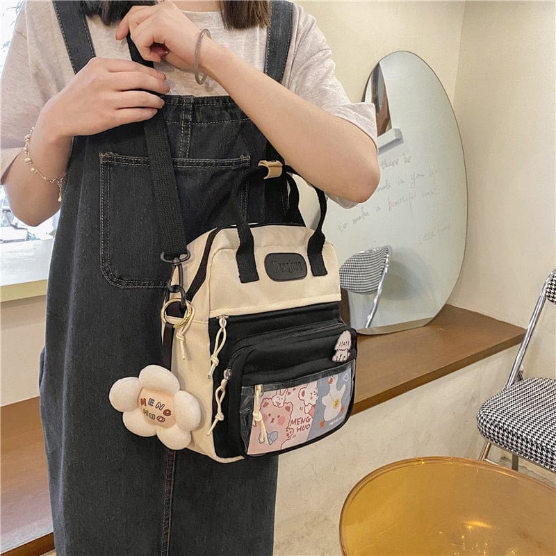 KUMA Stationery & Crafts  Korean Style Kawaii Backpack/Shoulder Bag (with accessories)