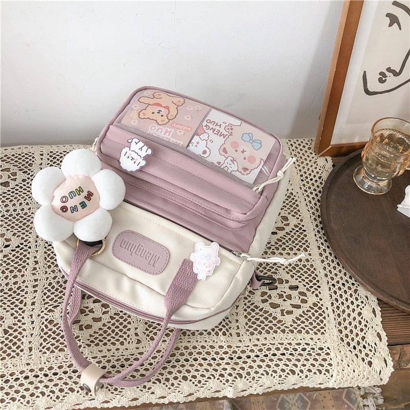 KUMA Stationery & Crafts  Korean Style Kawaii Backpack/Shoulder Bag (with accessories)