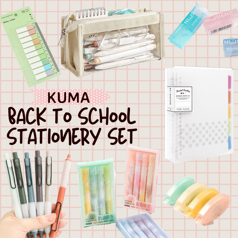 KUMA Stationery & Crafts  KUMA Back to School Stationery Set 📌📐