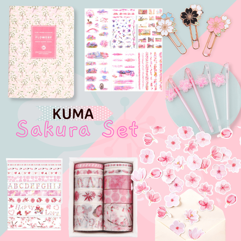 KUMA Stationery & Crafts  KUMA Sakura Set 🌸 30% off + free shipping! 🌸
