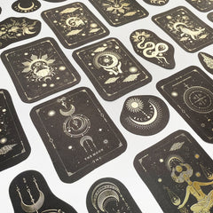 KUMA Stationery & Crafts  C Large 40pcs Constellation/Zodiac Sticker Set