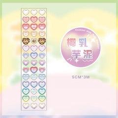 KUMA Stationery & Crafts  F Love Heart Washi Tape: 8 designs to choose from