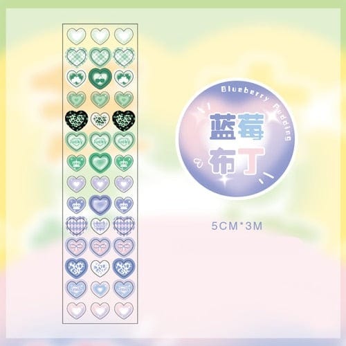 KUMA Stationery & Crafts  B Love Heart Washi Tape: 8 designs to choose from