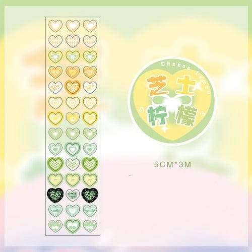 KUMA Stationery & Crafts  H Love Heart Washi Tape: 8 designs to choose from