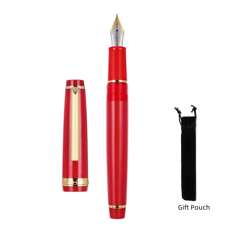 KUMA Stationery & Crafts  Red Gold NEW Jinhao Fountain Pen: 8 colors to choose from