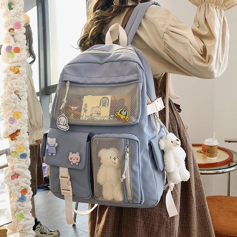 KUMA Stationery & Crafts  NEW Kawaii Large Capacity Backpack with Accessories Included 🎒