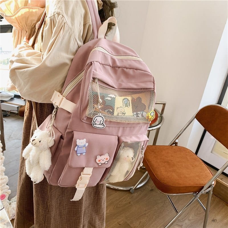 KUMA Stationery & Crafts  NEW Kawaii Large Capacity Backpack with Accessories Included 🎒