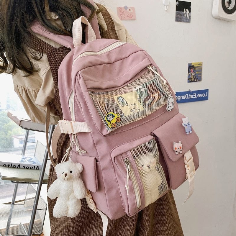 KUMA Stationery & Crafts  NEW Kawaii Large Capacity Backpack with Accessories Included 🎒