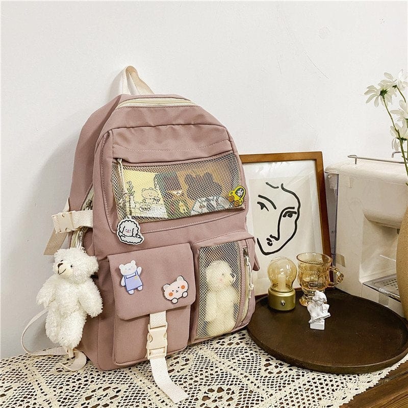 KUMA Stationery & Crafts  NEW Kawaii Large Capacity Backpack with Accessories Included 🎒