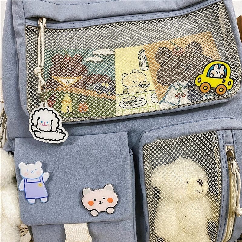 KUMA Stationery & Crafts  NEW Kawaii Large Capacity Backpack with Accessories Included 🎒