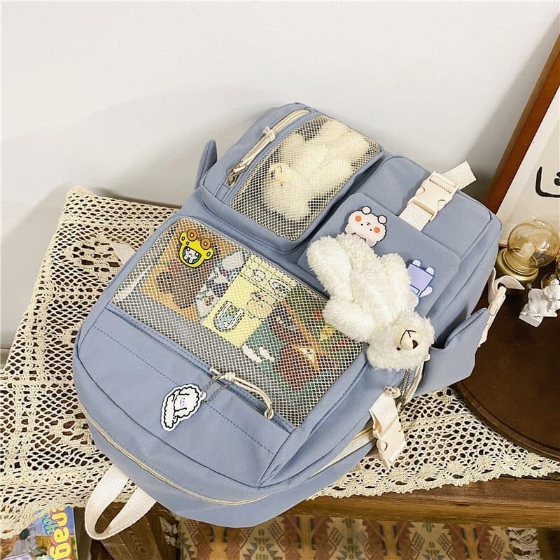 KUMA Stationery & Crafts  NEW Kawaii Large Capacity Backpack with Accessories Included 🎒