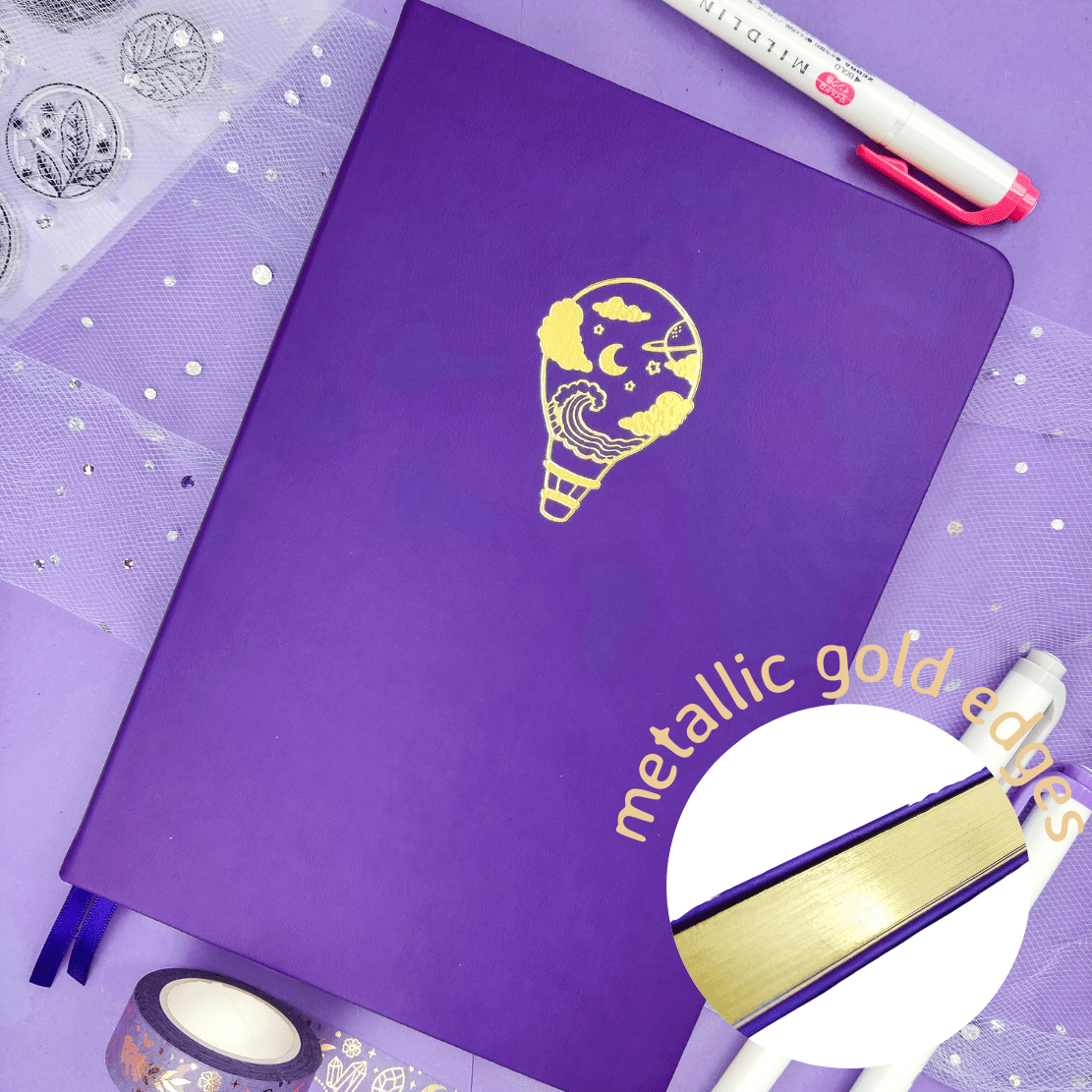 KUMA Stationery & Crafts Notebooks & Notepads A5 Luna 'Astral Travel' Limited Edition Bullet Journal 🌙
