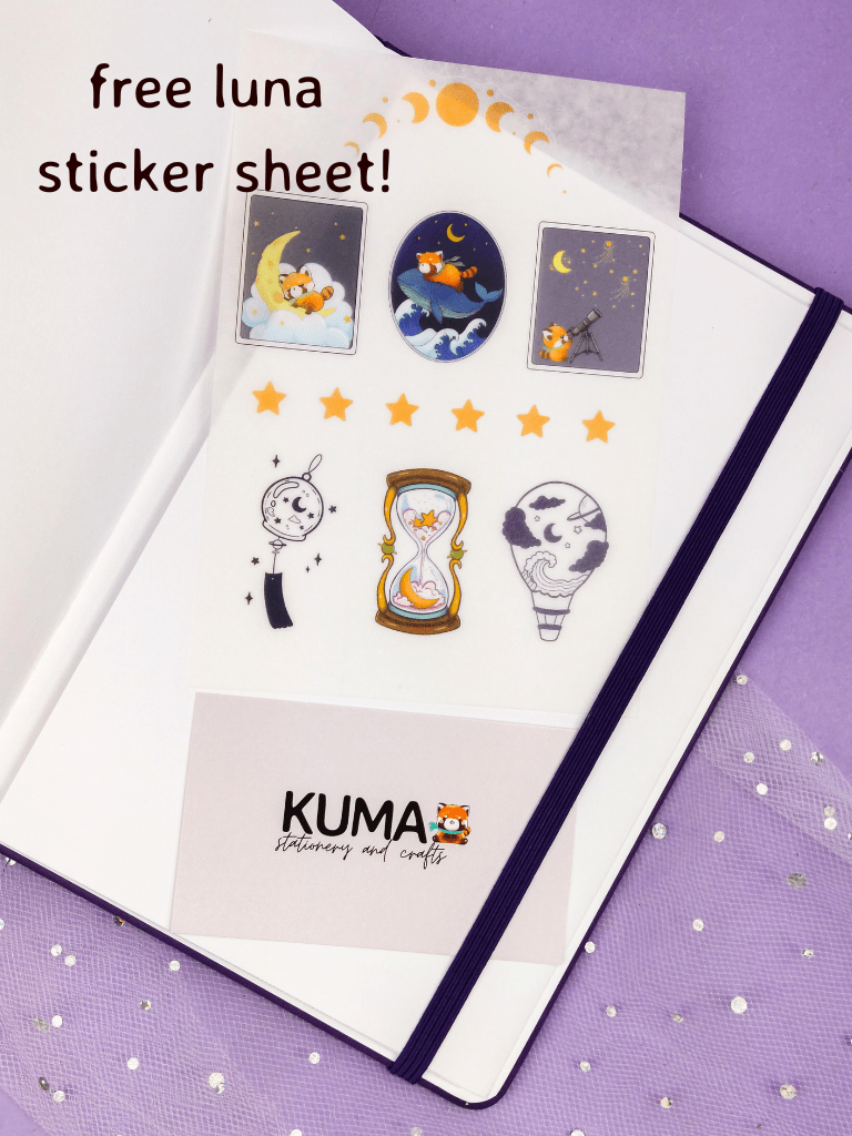 KUMA Stationery & Crafts Notebooks & Notepads A5 Luna 'Astral Travel' Limited Edition Bullet Journal 🌙