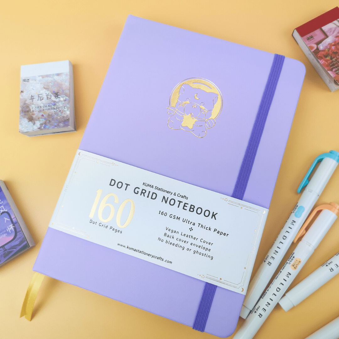 KUMA Stationery & Crafts  Notebooks & Notepads A5 Luna 'Cosmic KUMA' Limited Edition Bullet Journal 🌙