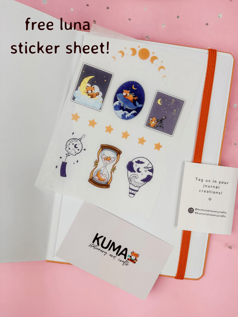 KUMA Stationery & Crafts Notebooks & Notepads A5 Luna 'Furin Dreams' 🎐 Limited Edition Bullet Journal 🌙