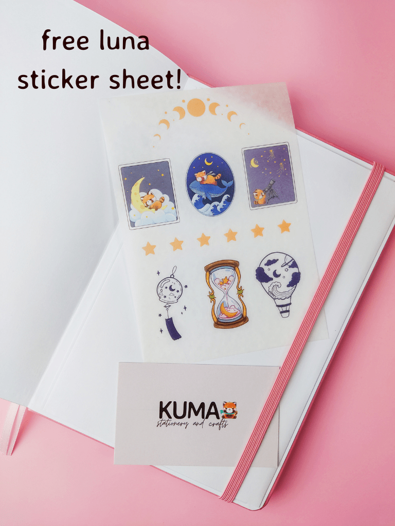 KUMA Stationery & Crafts Notebooks & Notepads A5 Luna 'Midnight Sails' Limited Edition Bullet Journal 🌙