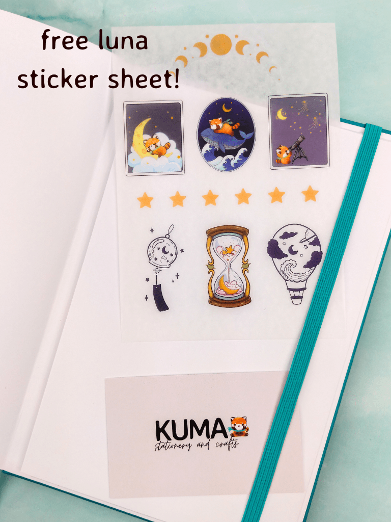 KUMA Stationery & Crafts Notebooks & Notepads A5 Luna 'Midnight Sails' Limited Edition Bullet Journal 🌙