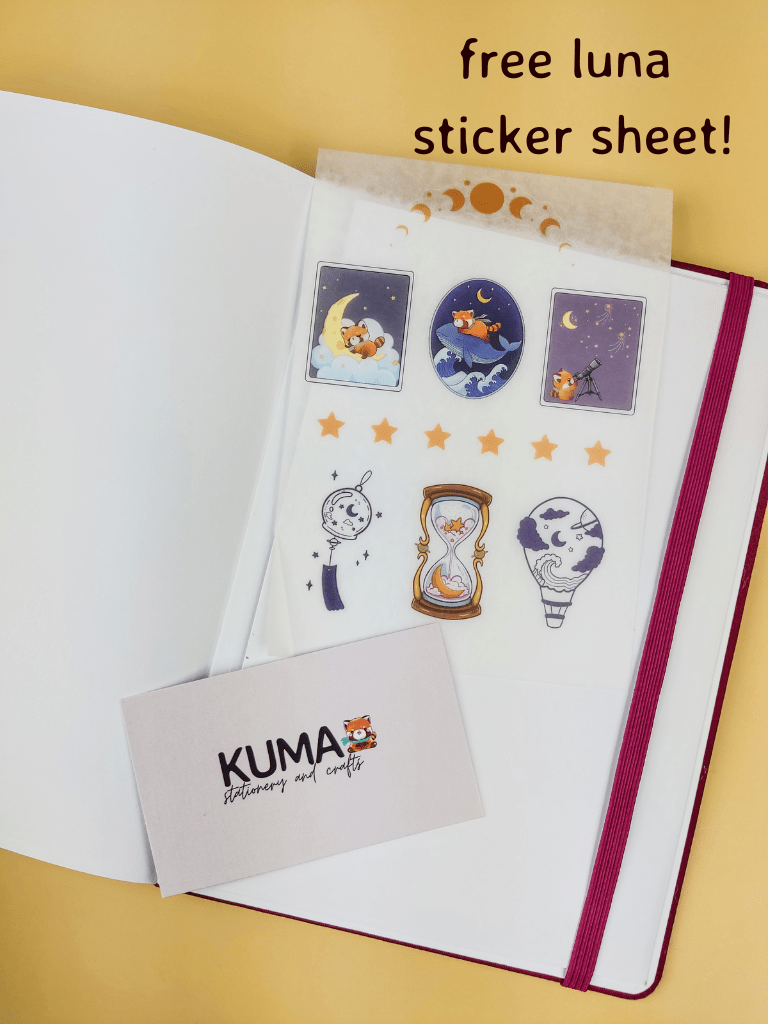 KUMA Stationery & Crafts Notebooks & Notepads A5 Luna 'Starlit Meadow' Limited Edition Bullet Journal 🌙