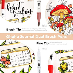 KUMA Stationery & Crafts  Maui 100 Colors Ohuhu Dual Tip Art Markers; 100pc Box Set