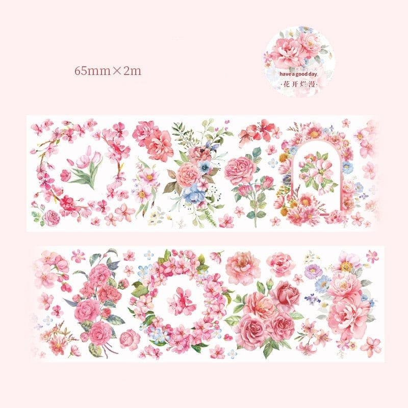 KUMA Stationery & Crafts  A Spring Garden Washi Tape