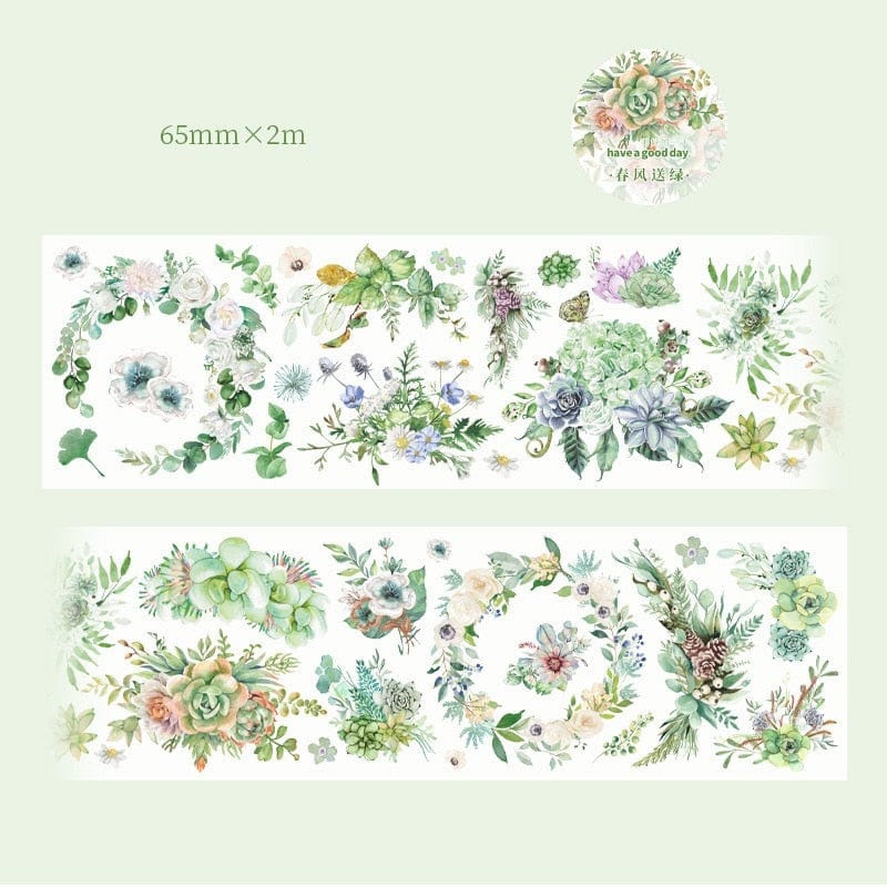 KUMA Stationery & Crafts  F Spring Garden Washi Tape