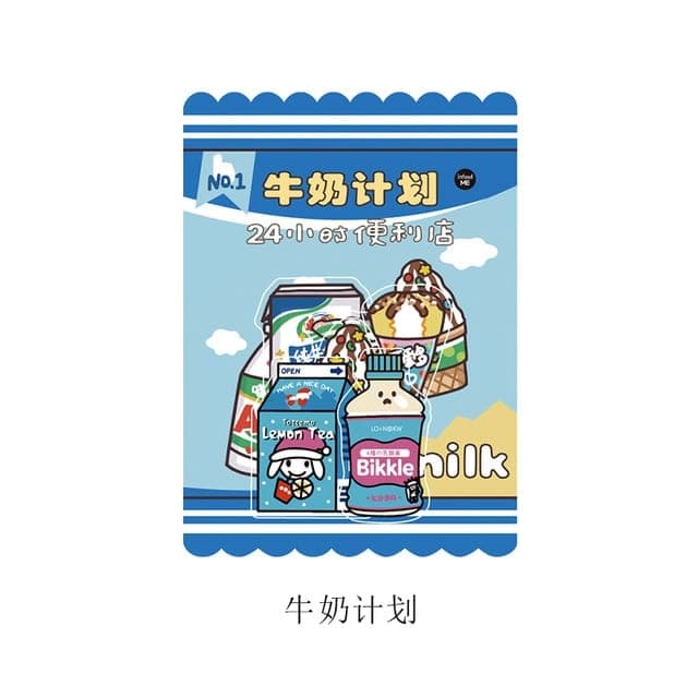 KUMA Stationery & Crafts  Stationery 6 40 pcs Convenience Store Series Sticker Set
