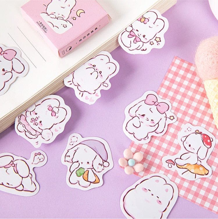 KUMA Stationery & Crafts  Stationery 45 pcs Cute Rabbit Stickers 🐇