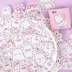 KUMA Stationery & Crafts  Stationery 45 pcs Cute Rabbit Stickers 🐇