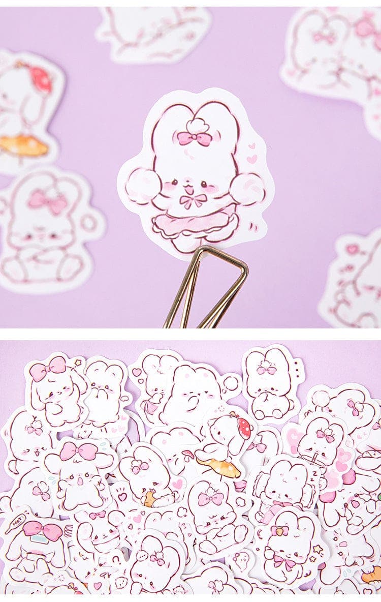 KUMA Stationery & Crafts  Stationery 45 pcs Cute Rabbit Stickers 🐇