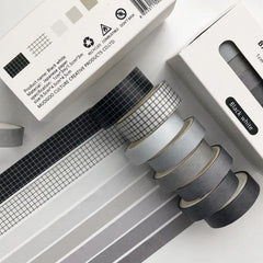 KUMA Stationery & Crafts  Stationery Basic Range Washi Tape (8pieces)