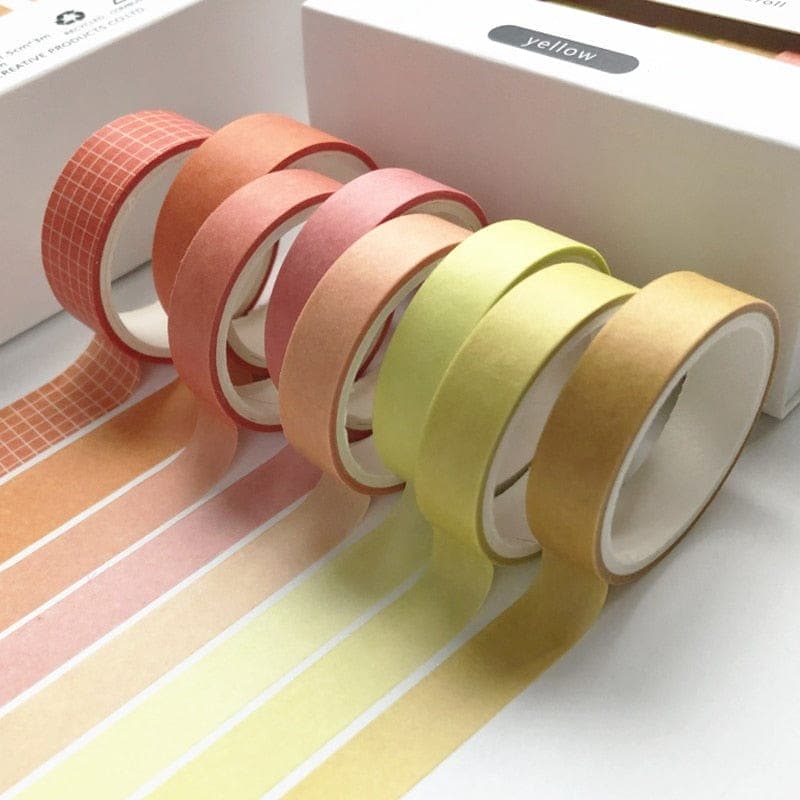 KUMA Stationery & Crafts  Stationery Basic Range Washi Tape (8pieces)