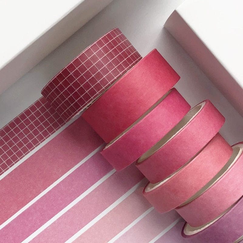 KUMA Stationery & Crafts  Stationery Basic Range Washi Tape (8pieces)