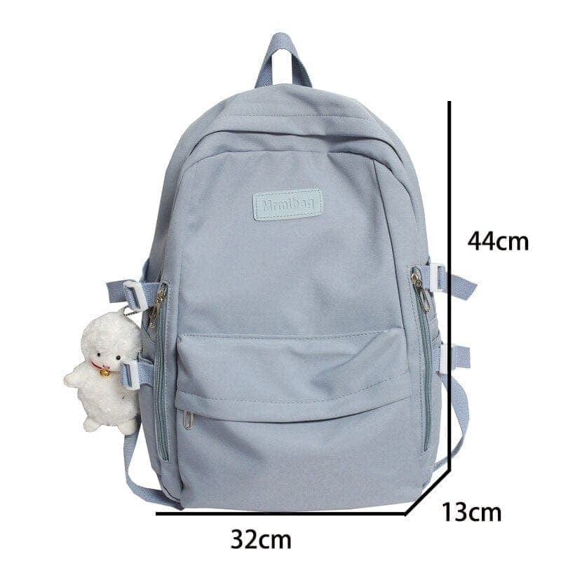 KUMA Stationery & Crafts  Stationery Casual Waterproof Nylon Backpack - with cute sheep pedant 🐑